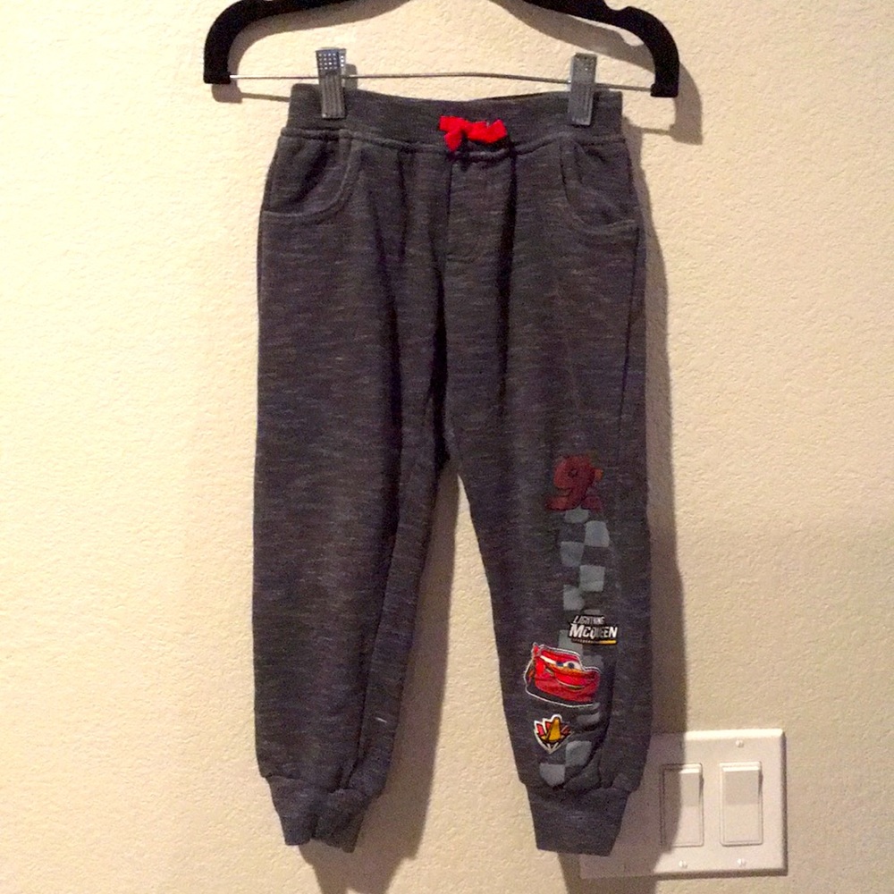 Disney Pixar Lightning McQueen sweat pants!